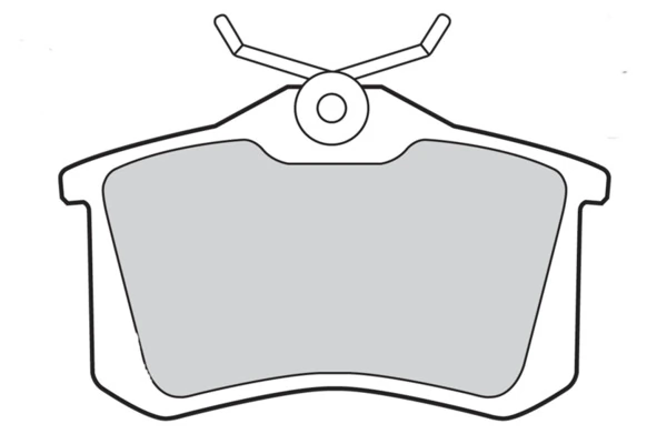 Brake Pad Set, disc brake 598463