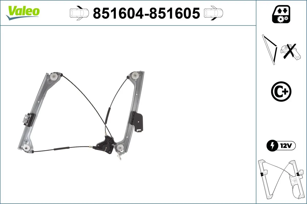 VALEO 851604 Window Regulator