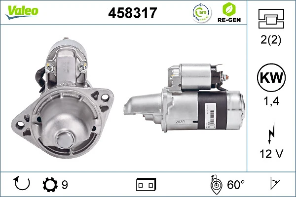 VALEO 458317 Starter