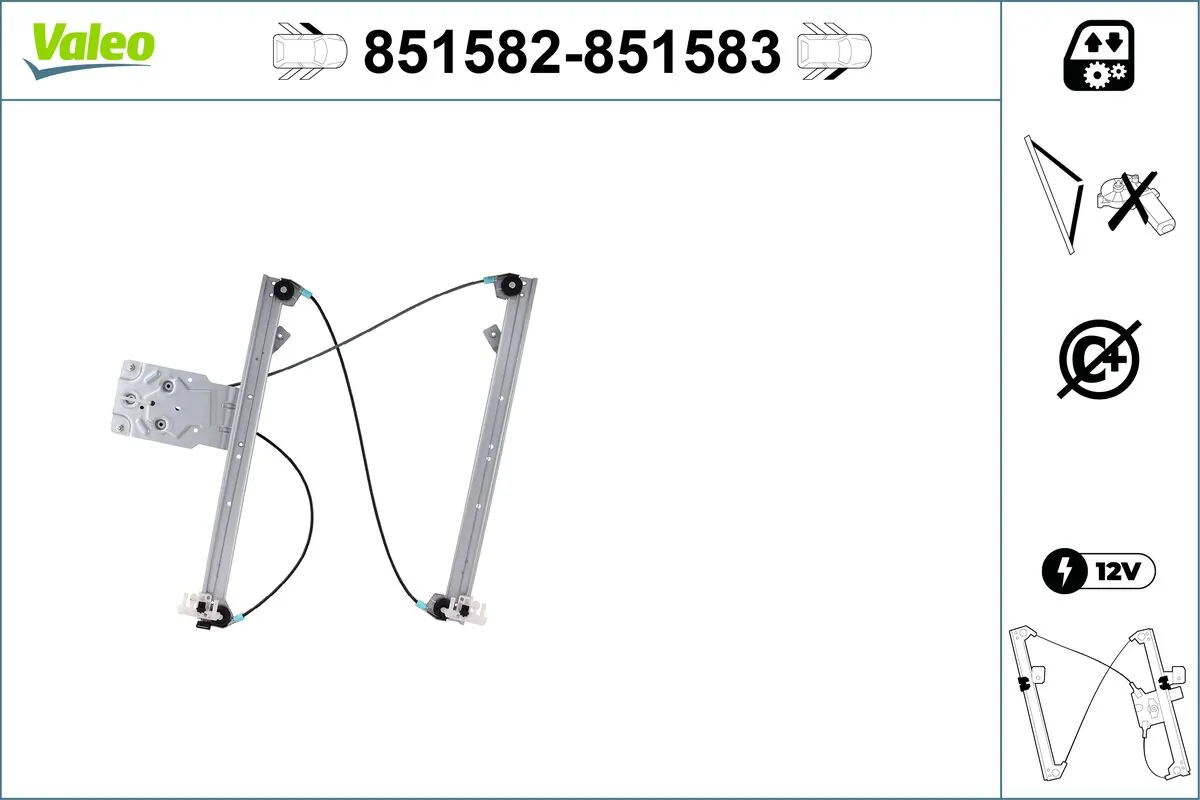 VALEO 851582 Window Regulator