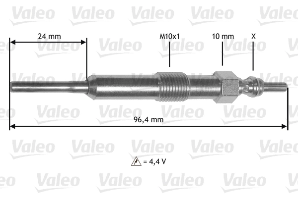 VALEO 345171 Glow Plug