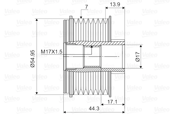 Alternator Freewheel Clutch VALEO NEW SPARE PART 588133