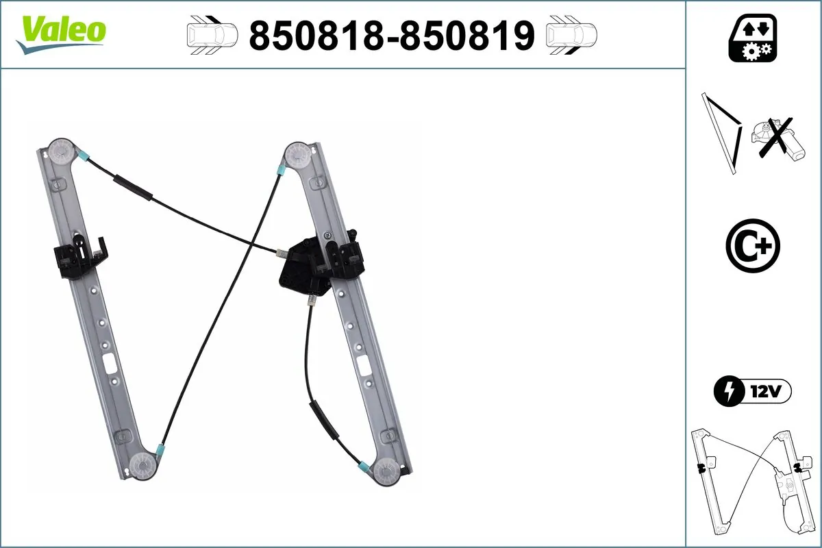 VALEO 850818 Window Regulator