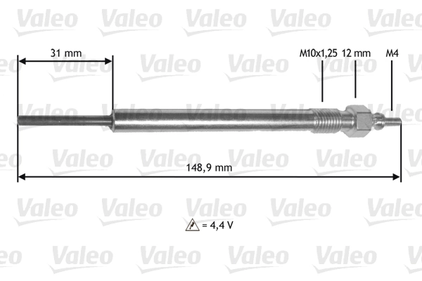VALEO 345182 Glow Plug
