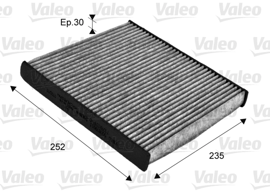 Filter, cabin air VALEO PROTECT 715720