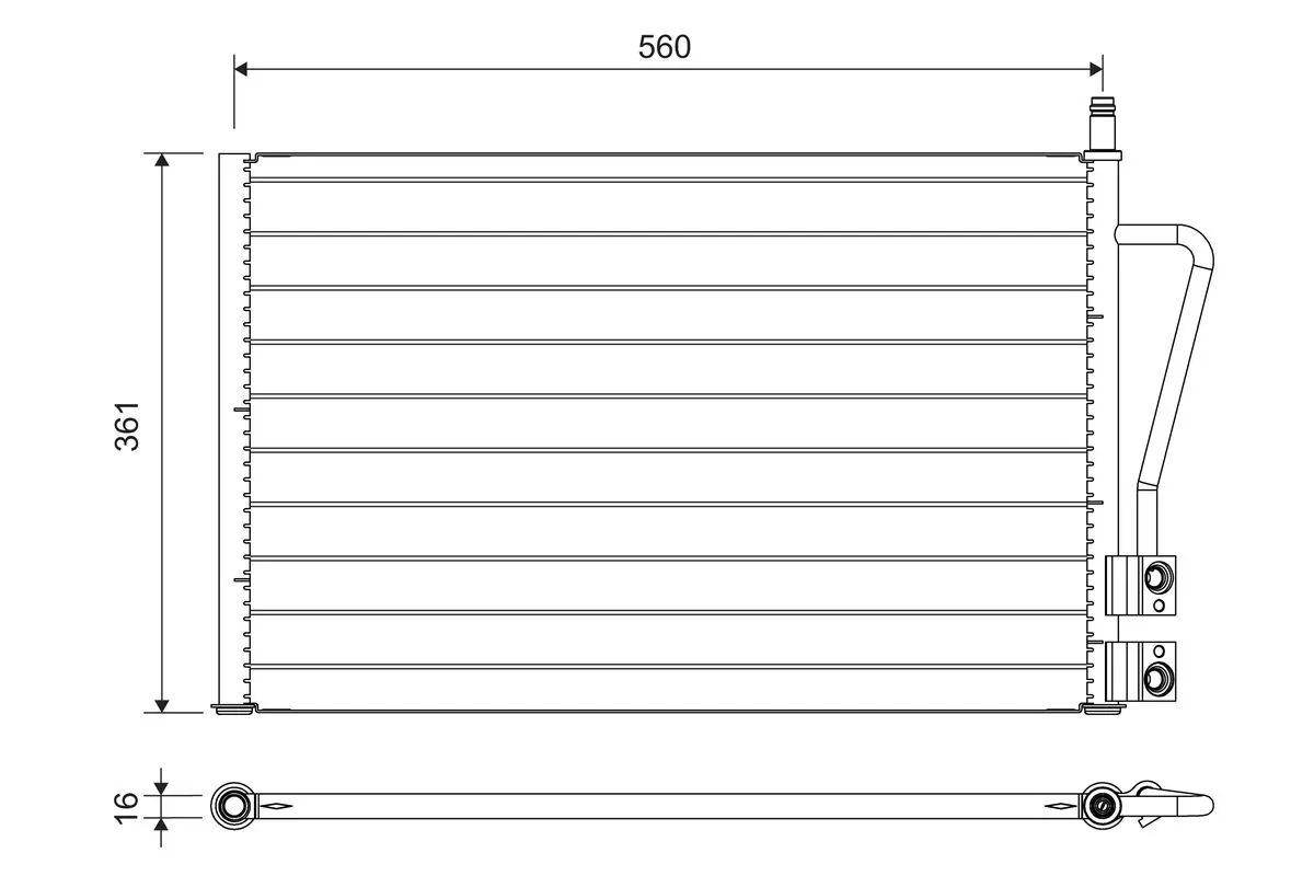 Condenser, air conditioning 814083