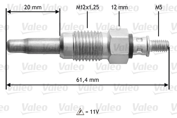 VALEO 345108 Glow Plug