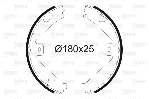 Brake Shoe Set, parking brake 564182