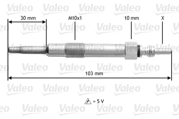 VALEO 345115 Glow Plug