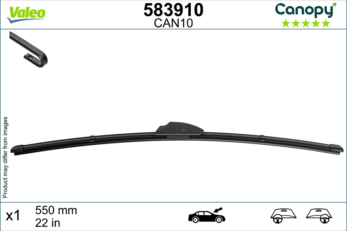 Wiper Blade CANOPY UPGRADE 583910