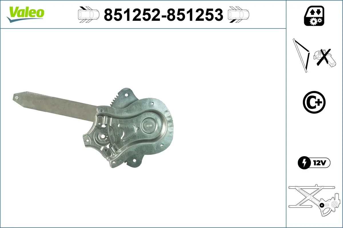 VALEO 851252 Window Regulator