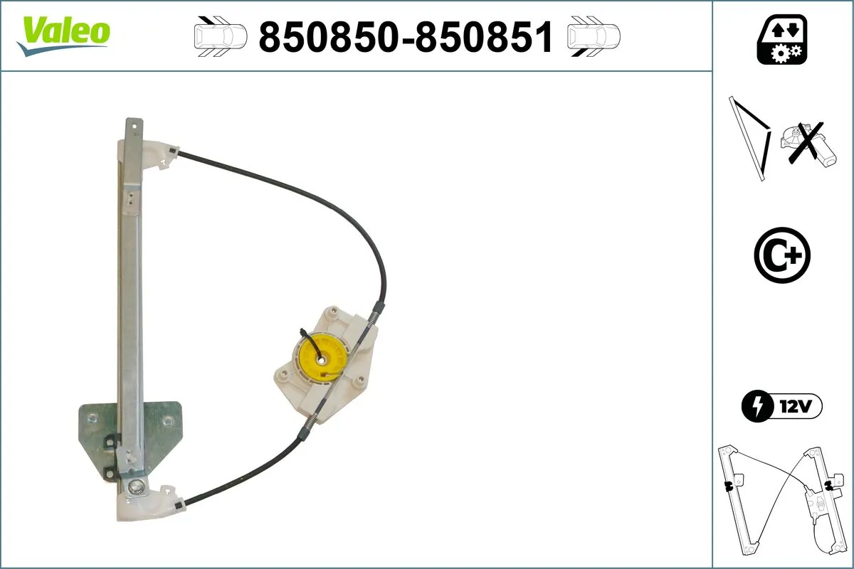 VALEO 850850 Window Regulator