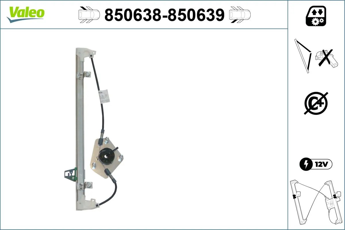 VALEO 850638 Window Regulator