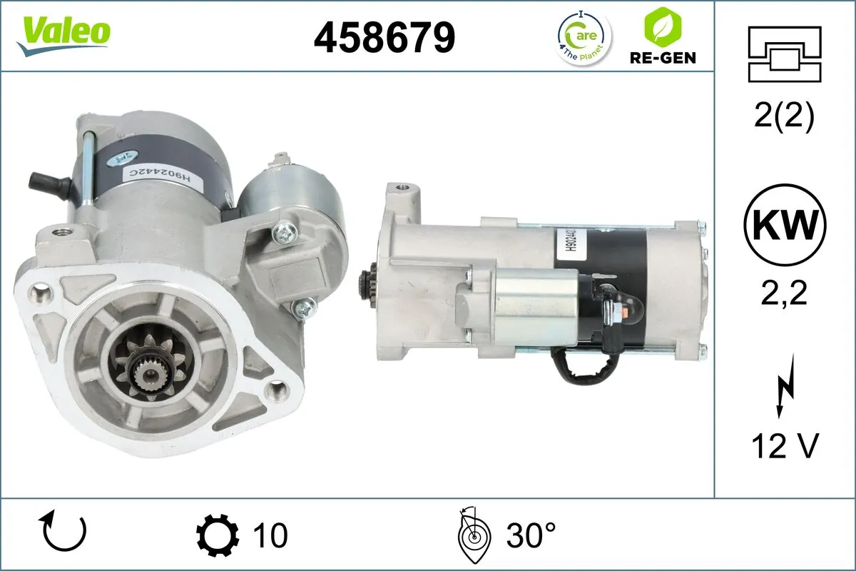 Starter VALEO RE-GEN REMANUFACTURED 458679