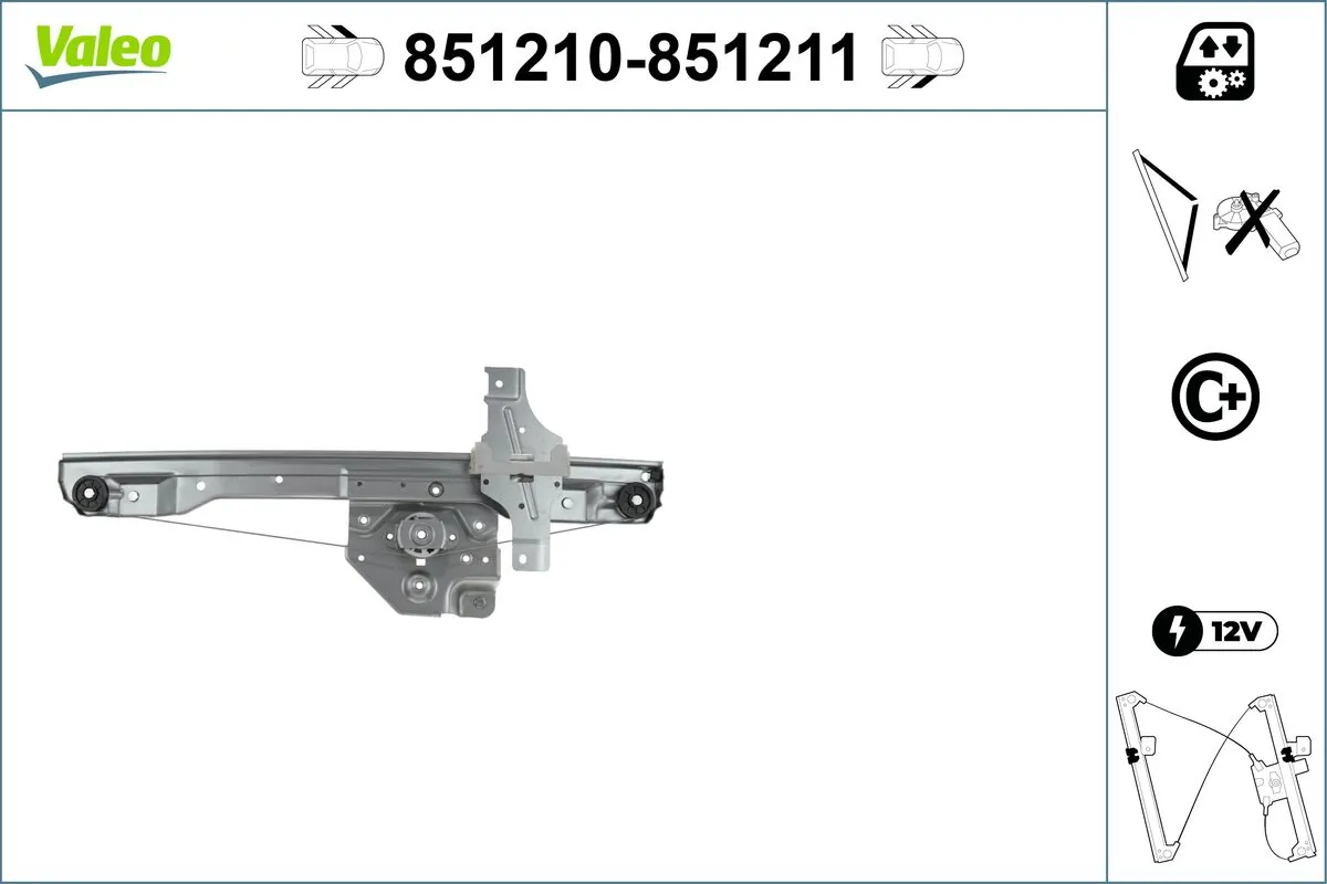 VALEO 851210 Window Regulator