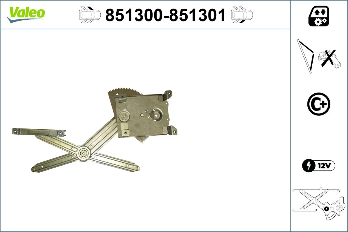 VALEO 851300 Window Regulator