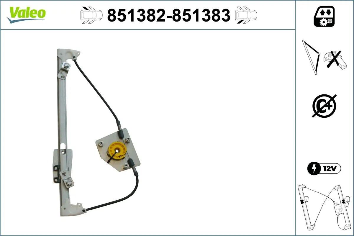 VALEO 851382 Window Regulator