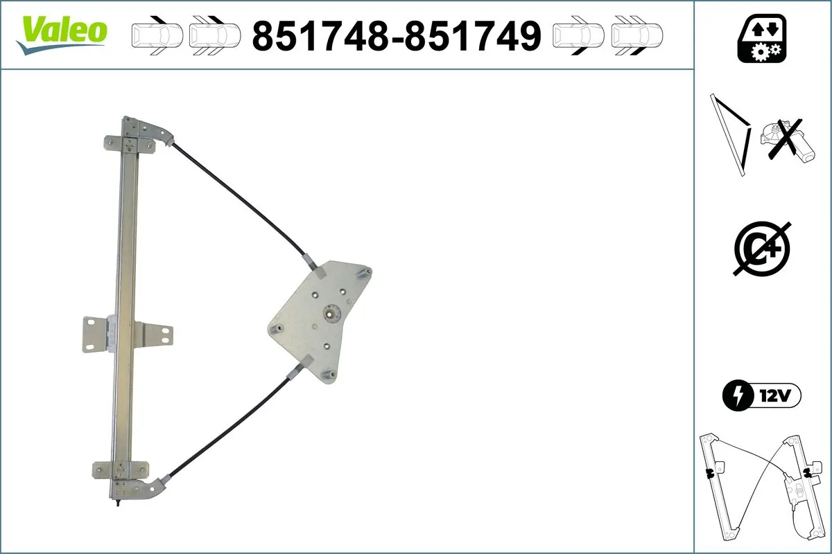 VALEO 851748 Window Regulator