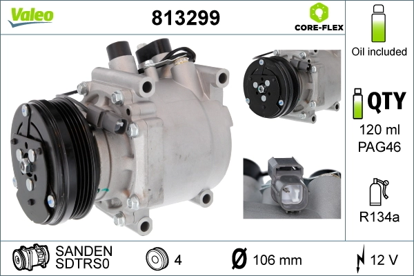 VALEO 813299 Compressor, air conditioning