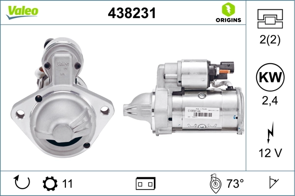 VALEO 438231 Starter