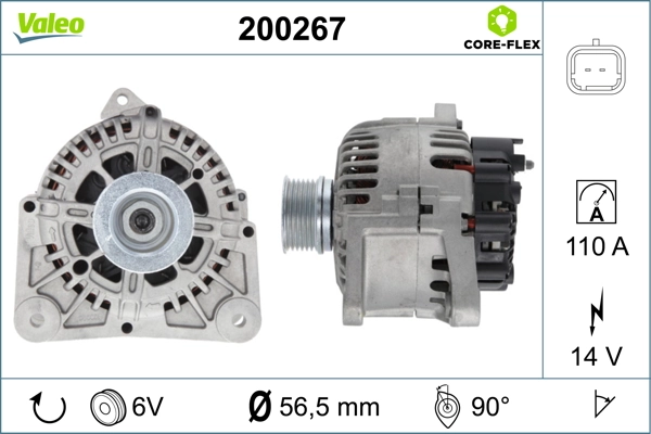VALEO 200267 Alternator