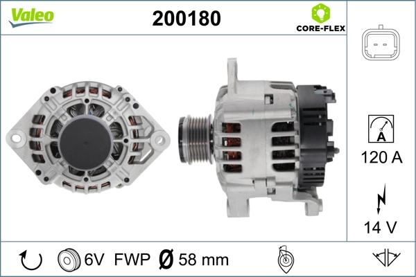 VALEO 200180 Alternator