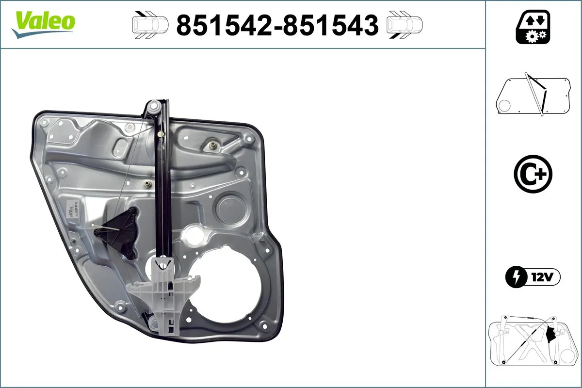 VALEO 851542 Window Regulator