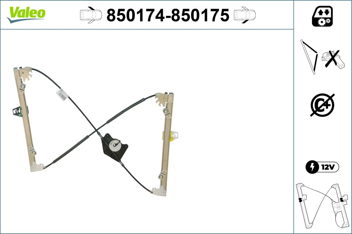 VALEO 850174 Window Regulator