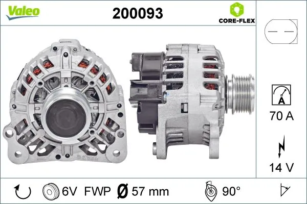 VALEO 200093 Alternator