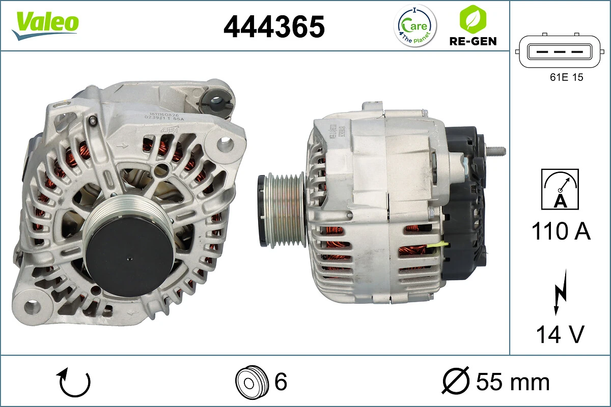 VALEO 444365 Alternator