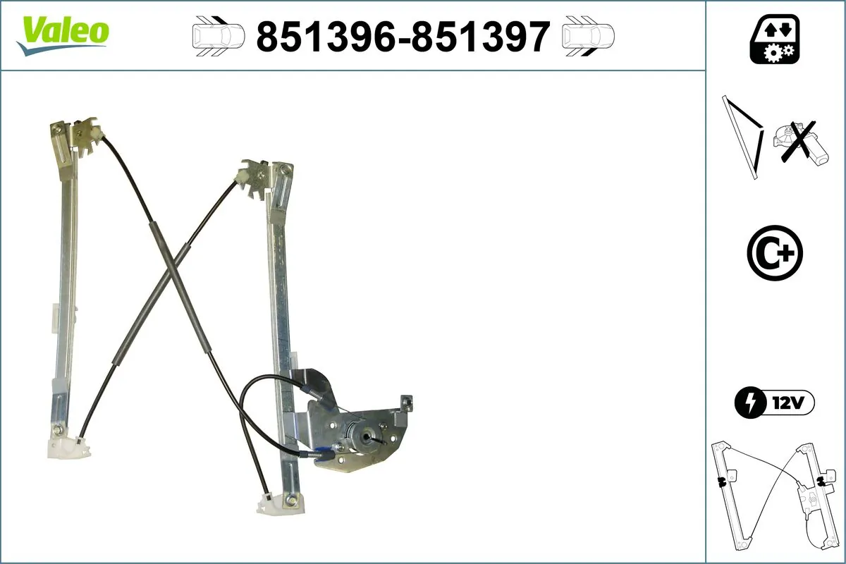 VALEO 851396 Window Regulator