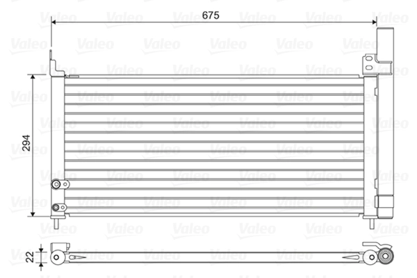 Condenser, air conditioning 814464