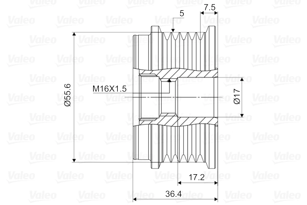 Alternator Freewheel Clutch VALEO NEW SPARE PART 588099