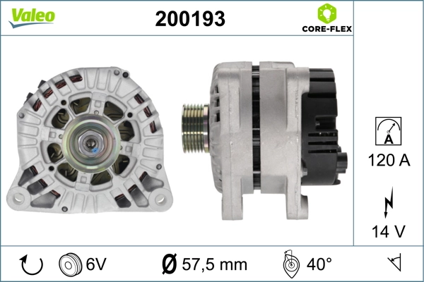 VALEO 200193 Alternator