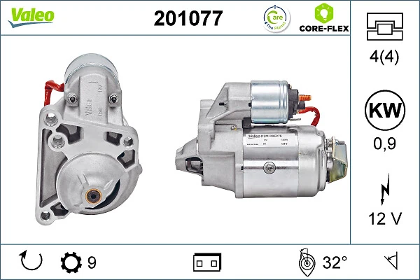VALEO 201077 Starter