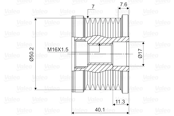 Alternator Freewheel Clutch VALEO NEW SPARE PART 588100