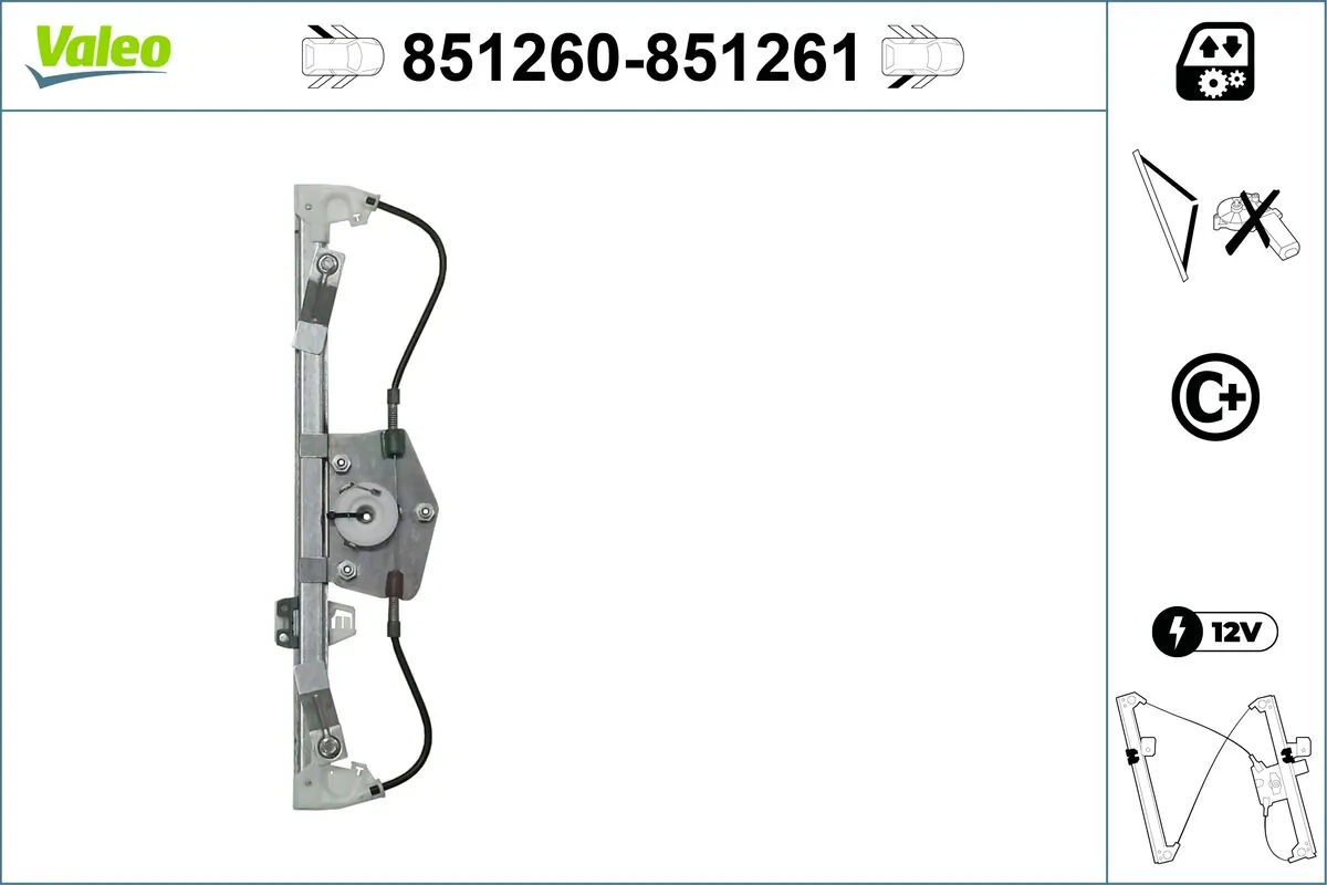 VALEO 851260 Window Regulator