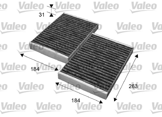 Filter, cabin air VALEO PROTECT 715643