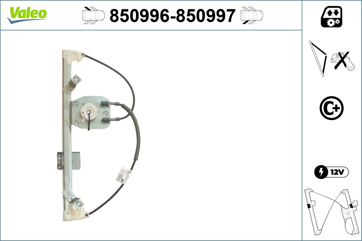 VALEO 850996 Window Regulator