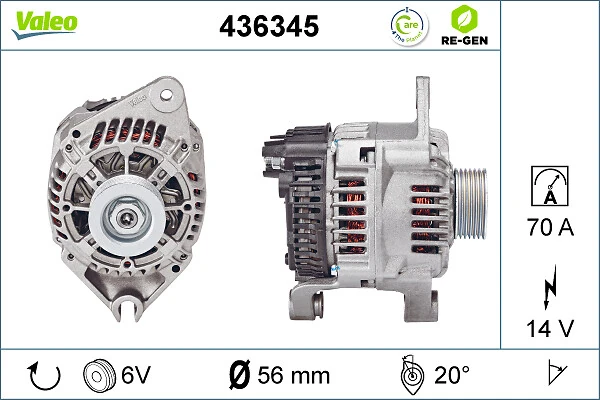 VALEO 436345 Alternator