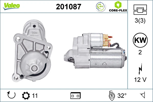 VALEO 201087 Starter