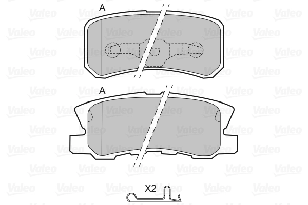 Brake Pad Set, disc brake 601321