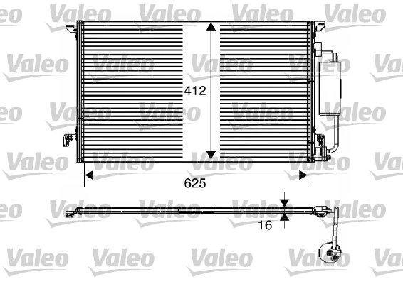 Condenser, air conditioning 817712