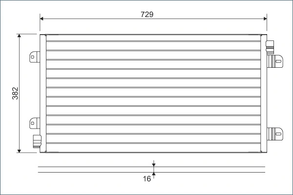 Condenser, air conditioning 817689