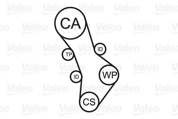 VALEO 614664 Water Pump & Timing Belt Kit
