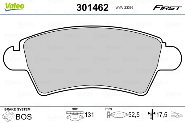 Set Pad Brek, Brek Piring FIRST 301462
