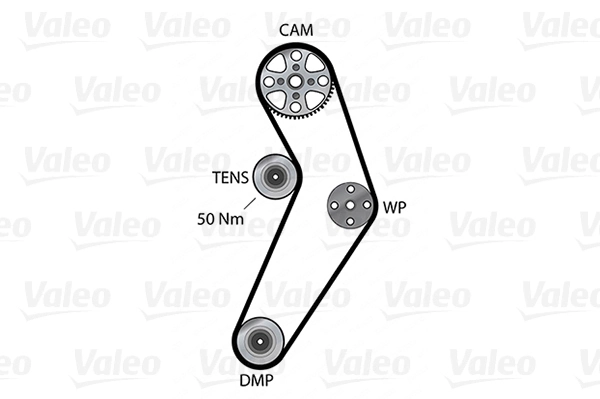 VALEO 614639 Water Pump & Timing Belt Kit