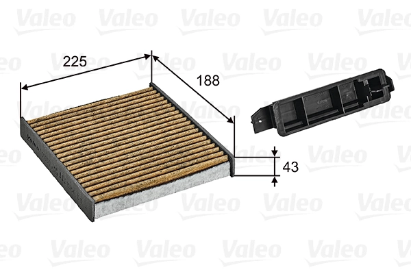 Filter, cabin air VALEO PROTECT MAX 701030
