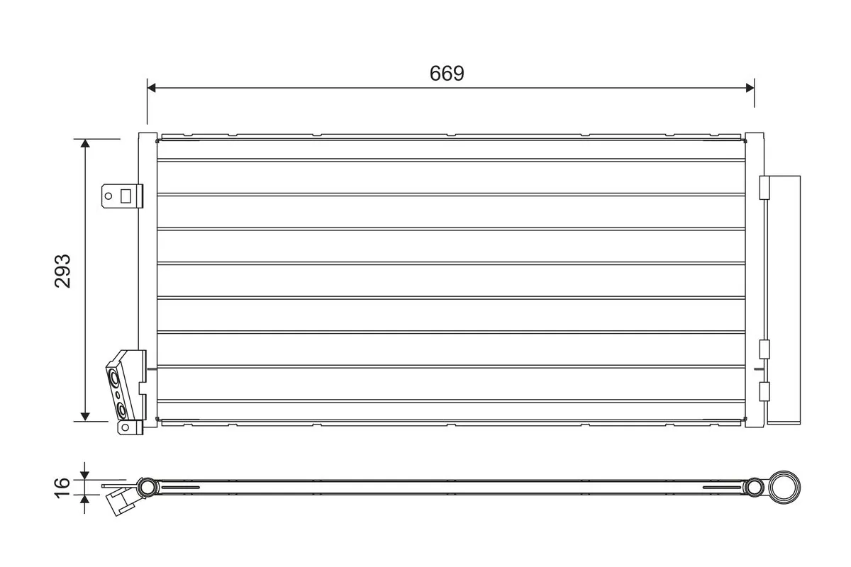 Condenser, air conditioning 814377