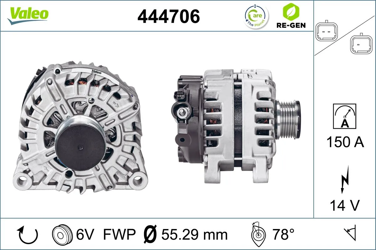 VALEO 444706 Alternator